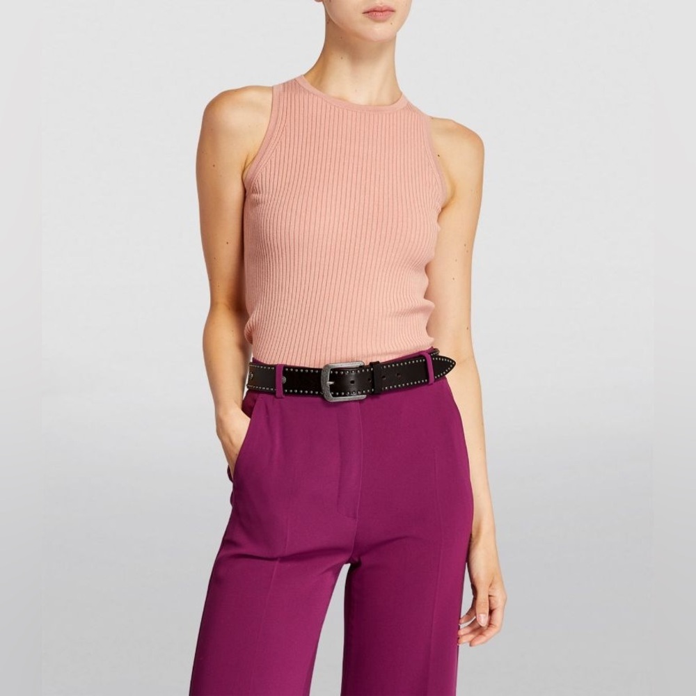 SOLD OUT! NWT Weekend Max Mara Genuine Leather Belt with Studs Size: Various - Picture 5 of 16